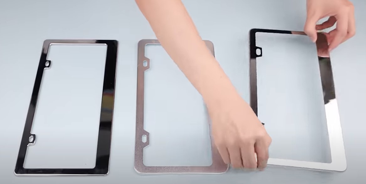 Glass Number Plate for Car