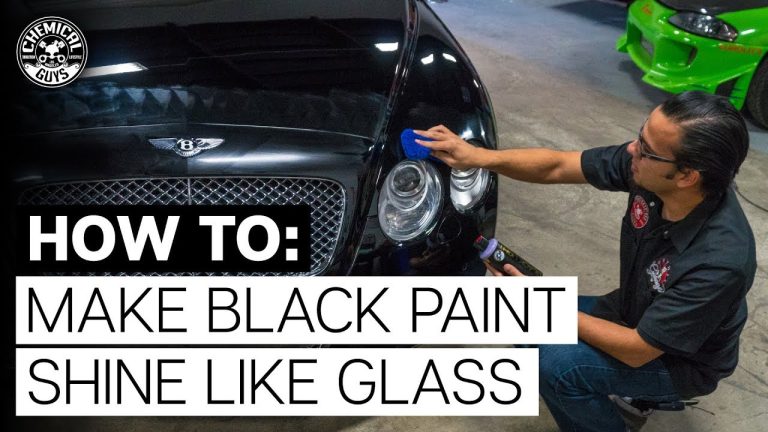 How to Make a Black Car Shine Like Glass?