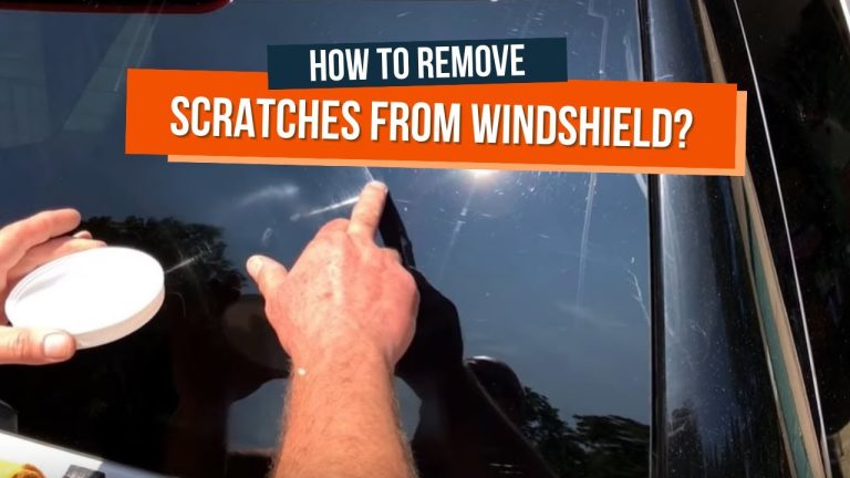 How to Remove Car Front Glass Scratch?
