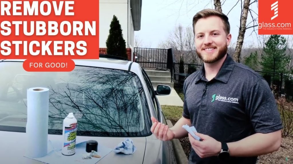 How to Remove Stickers from Car Glass?