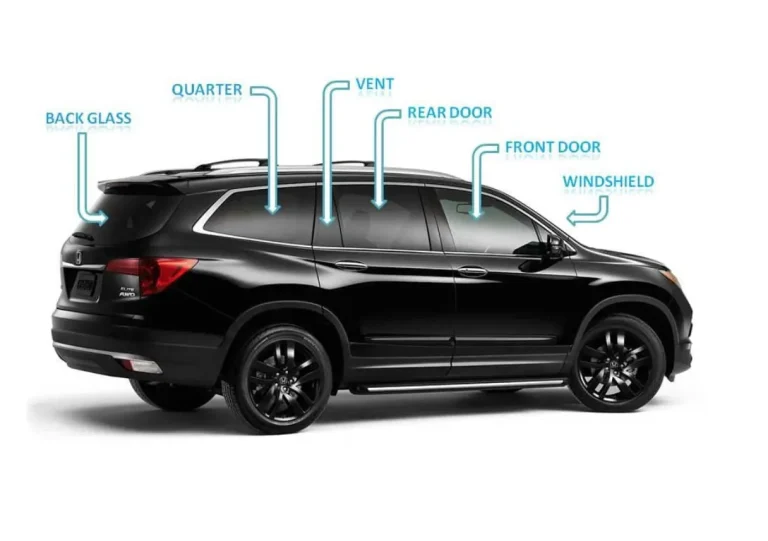 Rear Glass of Car