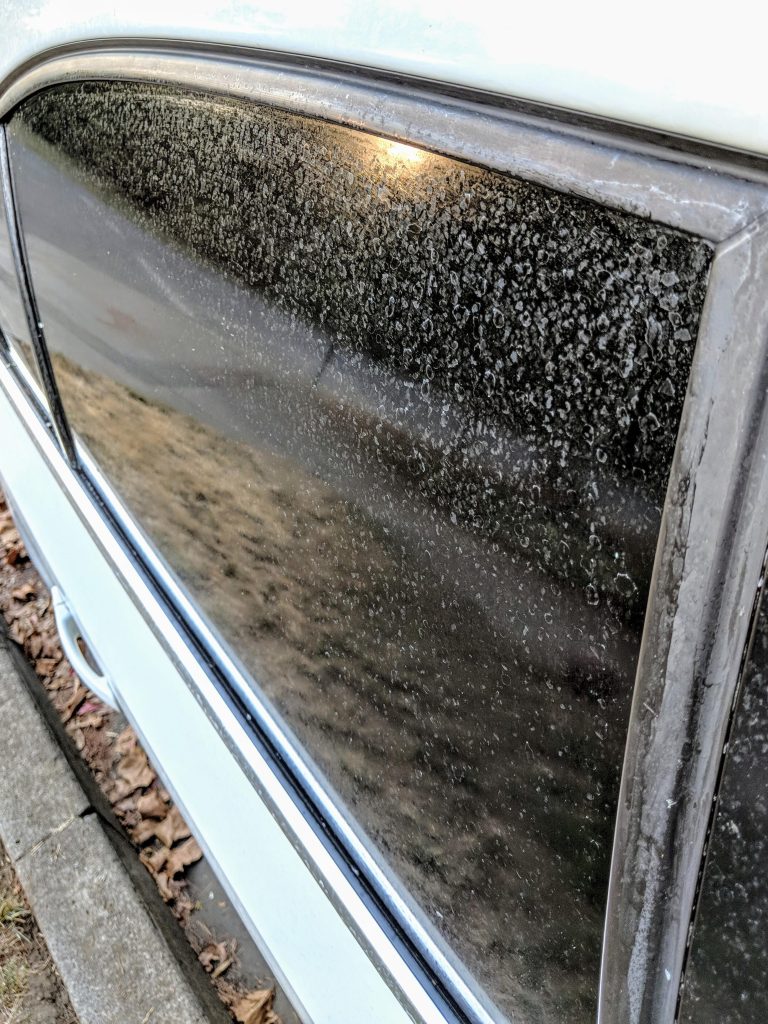 Remove Hard Water Stains from Car Glass